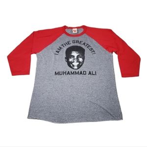 Old School Homage Muhammad Ali I Am The Greatest! 3/4 Sleeve Raglan